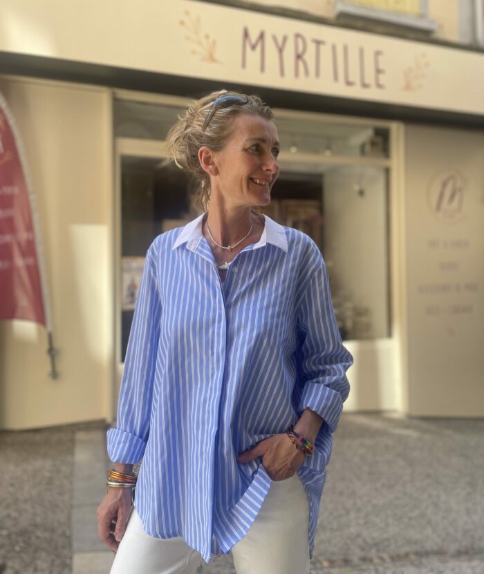 Chemise rayée